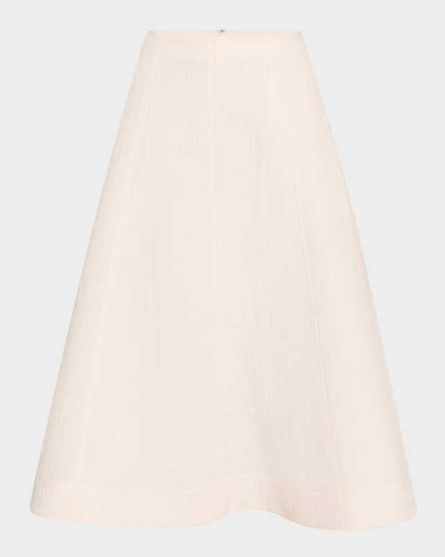 Fellini Textured A-Line Skirt
